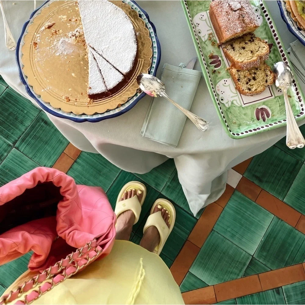 Chanel Flip Flops 22P Lambskin Padded Pool Thong FlipFlop Pillow Sandals Slides - Picture 2 of 16